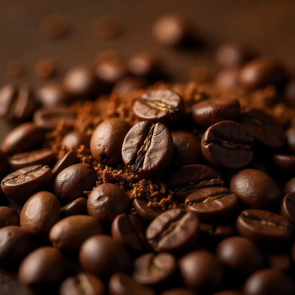 Coffee farmer harvesting